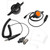 7.1-A3 Single Transparent Air Tube Headset For Kenwood TK-208 TK-220 TK-240