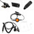 7.1-A3 Transparent Air Tube Headset w Mic For XPR6300 XPR6350 XPR6380 XPR6500