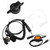 7.1-A3 Transparent Air Tube Headset w Mic For Hytera PD780/700/580/788/782/785