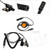 7.1-A3 Transparent Air Tube Headset w Mic For Hytera PD780/700/580/788/782/785