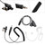 7.1-A3 Single Transparent Air Tube Headset For Sepura STP8000 STP8030 STP8035