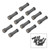 10PCS Short Antenna SMA Male Two Way Radio Stubby Rubber Aerial UHF 400-470MHz