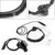 7.1mm Big Plug Tactical Throat Mic Headset For Hytera PD600 PD602 PD602g PD605