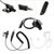 7.1-A3 Single Transparent Air Tube Headset For Hytera PD600 PD602 PD602g PD605