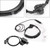 7.1mm Big Plug Tactical Throat Mic Headset For Hytera HYT TC-508 TC-510 TC-518