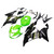 2013-2018 Kawasaki ZX6R 636 Injection Fairing Kit Bodywork Plastic ABS#122 Amotopart Fairing