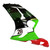 2003-2004 Kawasaki ZX6R 636 Injection Fairing Kit Bodywork Plastic ABS#120 Amotopart Fairing