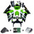 2003-2004 Kawasaki ZX6R 636 Injection Fairing Kit Bodywork Plastic ABS#121 Amotopart Fairing