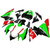 2004-2005 Kawasaki ZX10R Injection Fairing Kit Bodywork Plastic ABS#132 Amotopart Fairing