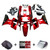 1993-2007 Kawasaki ZZR400 ZZR600 Injection Fairing Kit Bodywork Plastic ABS#115 Amotopart Fairing