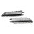 2PCS Front Fog Light Cover Bezel Bumper Grille Fit Audi A6 4G C7 2012-2015