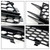 2PCS Front Fog Light Cover Bezel Bumper Grille Fit Audi A6 4G C7 2012-2015