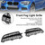 2PCS Front Bumper Fog Light Cover Bezel Grill Grille Fit BMW F20 F21 2011-2015 M 2PCS Front Bumper Fog Light Cover Bezel Grill Grille Fit BMW F20 F21 2011-2015 M