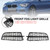 2PCS Front Bumper Fog Light Cover Bezel Grill Grille Fit BMW F20 F21 2011-2015 M 2PCS Front Bumper Fog Light Cover Bezel Grill Grille Fit BMW F20 F21 2011-2015 M