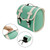 Quick Release Side Saddlebag Tool Bag Luggage Pouch Storage Green For Motorbike