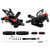 Racing Adjustable Rearsets Foot Pegs Black For Kawasaki ZX4R ZX4RR 2022-2024