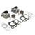 Front Rear Cylinder Barrel Jug Piston Kit for Suzuki V Strom 650 DL650 2012-2023