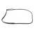 4PCS Door Weatherstrip Silence Opening Gasket For Honda Civic 2006-2011