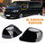 Gloss Black Wing Door Mirror Cover Caps Left+Right For VW T6 Transporter 15-19