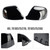 Gloss Black Wing Door Mirror Cover Caps Left+Right For VW T6 Transporter 15-19