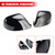 Gloss Black Wing Door Mirror Cover Caps Left+Right For VW T6 Transporter 15-19