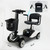 4 Wheels Elderly Seniors Electric Mobility Scooter Electric Powered Wheelchair White