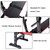 Adjustable Weight Bench Folding Bench Press w/Barbell Rack Pec workout