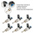 2008-2010 AUDI A5 QUATTRO 3.2L V6 6*Fuel Injector 06E906036F, 0261500037, 06E906036AG, FIJ0035, 06E906036 F, 06E 906 036 AG, FJ1041, 800-2077N, DI-56155,Generic
