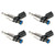 2006-2008 Volkswagen EOS 2.0T 4*Fuel Injector 06F906036D, 06D906036B, 0261500011, 0261500011, 06D906036B Generic