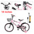 14 inches Kid's Bike Child Bicycle Adjustable Seat with Bottle Cage Holder