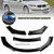 Mitsubishi Lancer Evolution Eclipse All Models All Models Front Bumper Lip Body Kit Gloss Black & White Generic