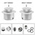 Pop-Up Fuel Gas Cap Cover Set Harley Davidson 82-UP Sportster Chopper Chrome