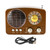 Retro-Style Decorative Radio Mini Portable Music Player Bluetooth Speaker Radio