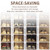 3 Pair No-Installation Shoe Storage Cabinet Drawer Box Plastic Frame Shoe Box
