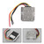 Waterproof DC/DC Converter Regulator 12V Step Up to 48V 3A 144W