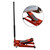 Aluminum Steel 3 Ton Floor Jack With Dual Pistons Quick Lift Pump Lift Car Auto Vehicles