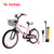 16 inch Kids' Bike Child Mini Bicycle For 5-8 Years Old Girls bike gift Kiddies bicycle with basket pedal PINK