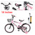 14 inch Kids' Bike Child Mini Bicycle For 5-8 Years Old Girls bike gift Kiddies bicycle with Training Wheel basket pedal PINK