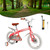 16 inch kids Bike For 4-8 Years Old Boys and Girls children bicycle with Training Wheel LED Double disc brakes RED