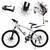 26" White 27 speed double disc brake Suspension Fork mountain bike MTB for adult