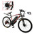 26 inch 21 speed 500W electric mountain bike MTB Bicycle Ebike For adults Red