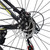 26 inch 24 Speed Mountain Bicycle Spoke Wheel Adult Explorer Bike MTB With Fender Cup holder Red/Yellow