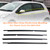 2005-2010 Toyota Yaris Vitz 4pcs Outer Door Glass Weatherstrip Moulding 68160-52110 Generic