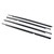 2005-2010 Toyota Yaris Vitz 4pcs Outer Door Glass Weatherstrip Moulding 68160-52110 Generic