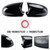 2005-2011 VW Jetta Gloss Black Wing Door Mirror Cover Caps Left + Right Generic