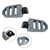 2018-2023 BMW R1250RT K1600B K1600GT K1600GTL Front Footrests Foot Peg Gray Generic 2018-2023 BMW R1250RT K1600B K1600GT K1600GTL Front Footrests Foot Peg Gray Generic