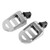 2020-2023+ BMW R18 /100 Years /Classic / R18B Front Footrests Foot Peg Silver Generic