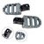 2017-2024 CFMOTO 450SR 450NK 650NK 400NK 800NK 650GT Front Footrests Foot Peg Gray Generic 2017-2024 CFMOTO 450SR 450NK 650NK 400NK 800NK 650GT Front Footrests Foot Peg Gray Generic