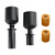 2023-2024 KAWASAKI ZX-4R ZX-4RR Frame Crash Guard Sliders Bobbins Protection Black Generic