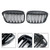 2016-2019 BMW X1 F48 F49 2PCS Front Kidney Grille Gloss Black Generic 2016-2019 BMW X1 F48 F49 2PCS Front Kidney Grille Gloss Black Generic